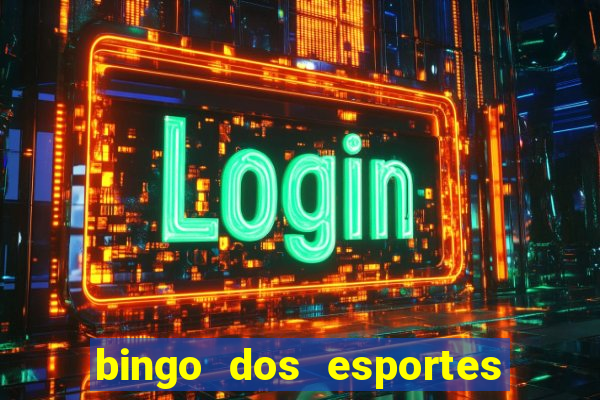 bingo dos esportes para imprimir